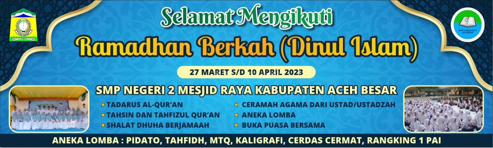 SMP Negeri 2 Mesjid Raya Gelar Kegiatan Ramadhan