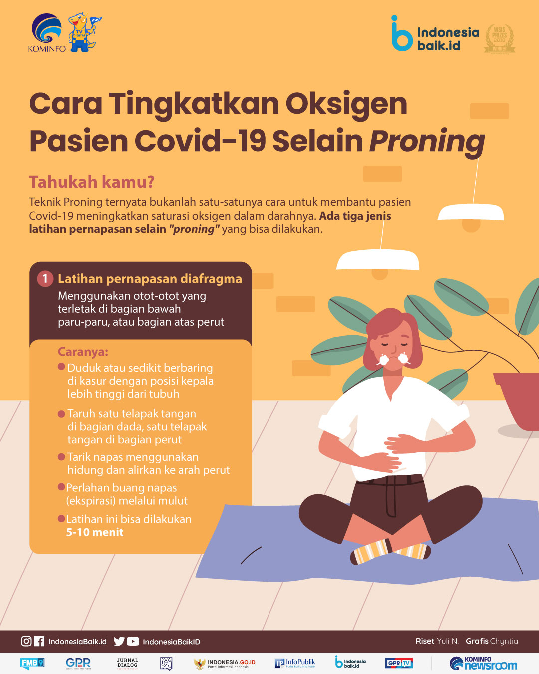 Cara Tingkatkan Oksigen Pasien Covid-19 Selain Proning